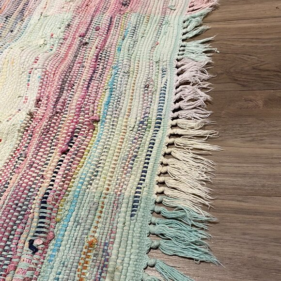 Long Rag Rug Multicolored - Picture 3 of 9